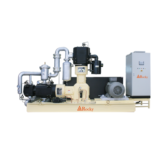 Compressor de m&eacute;dia press&atilde;o isento de &oacute;leo