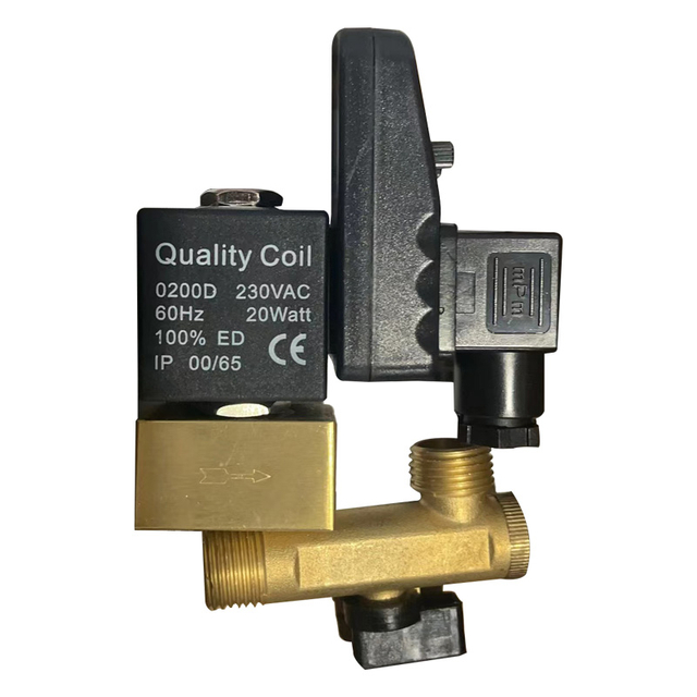 Zaw&oacute;r spustowy wody sprężarki powietrza DC24V AC220 ~ 240V Elektroniczny zaw&oacute;r spustowy