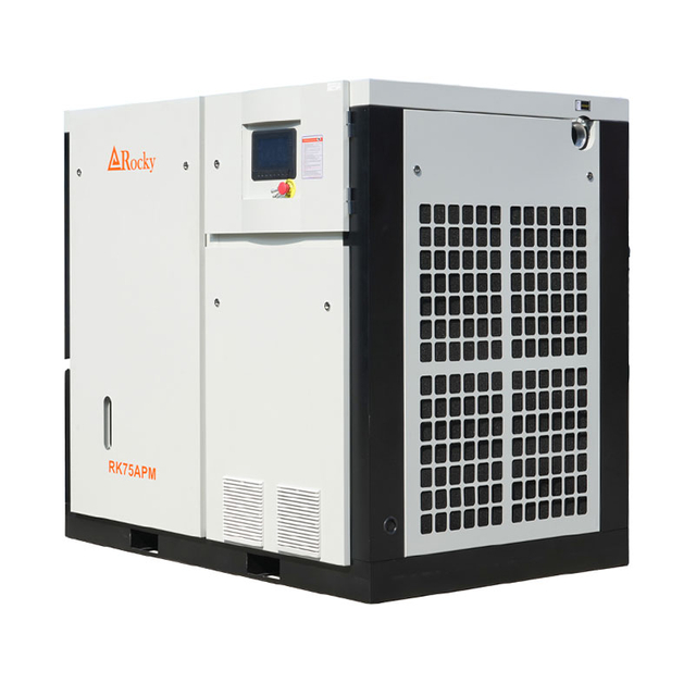 55~75 HP Pemampat Udara Skru Kelajuan Boleh Ubah Industri Elektrik Tugas Berat