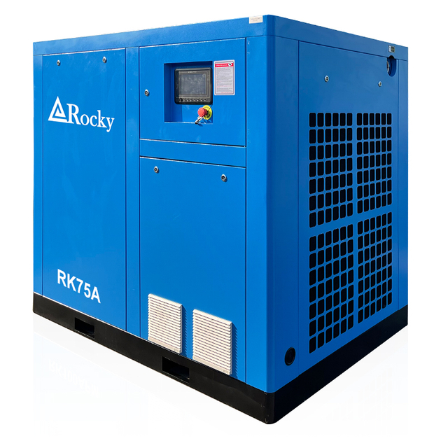 Sprężarka śrubowa chłodzona powietrzem o mocy 55~75 kW z certyfikatem CE/ISO9001 i stałą prędkością 