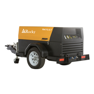 Compressor de ar movido a diesel port&aacute;til 185cfm
