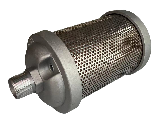 Peredam ekzos pengering penjerapan Muffler Pemampat udara Peredam